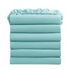FreshCulture Twin Fitted Sheets, Bulk Pack of 6, Deep Pocket,