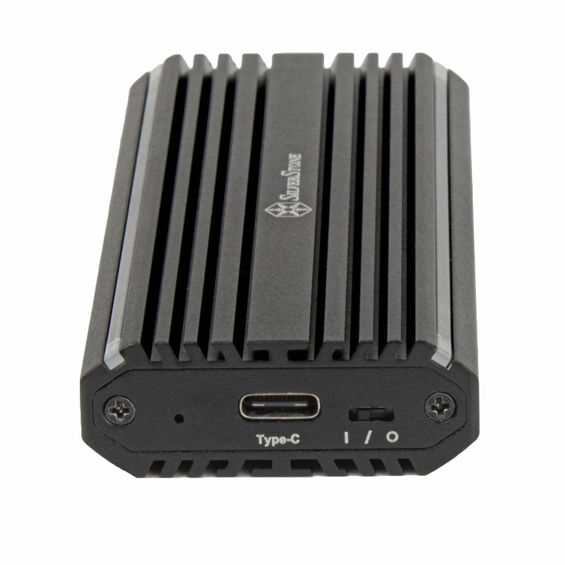 SilverStone Technology SST-MS13 - USB-C 3.2 Gen2 10Gbps NVMe /