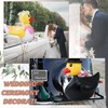 Hungdao 2 Pcs 4 ft Giant Wedding Inflatable Duck Large