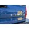 CALI TOP INC Chrome 3D Raised Tailgate Inserts Letters for