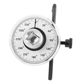 KIMISS 1/2 Inch Torque Wrench Angle Gauge Tool, Drive Torque Wrench Gauge Car Angle Rotation Ratchet Measurement Tool Kit