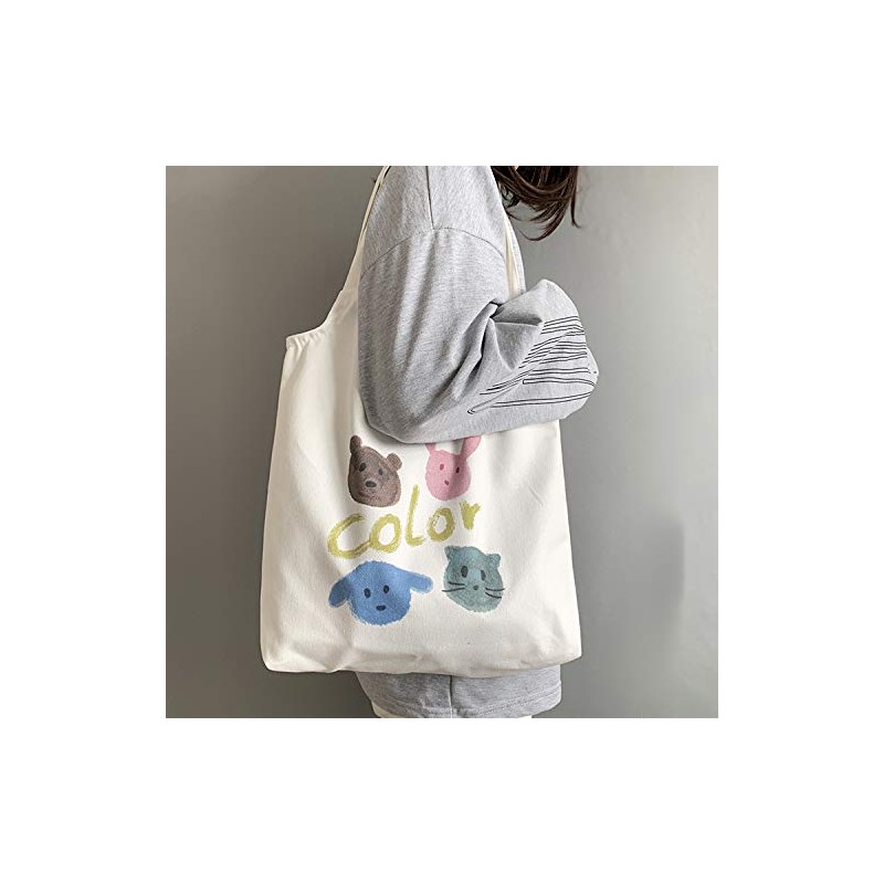 Cute Canvas Bag, Tote Bag, Large Capacity, Shoulder Bag, Bag