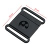 TAODAN 20PCS Badge ID Strap Thin Pull Buckle 25mm Plastic