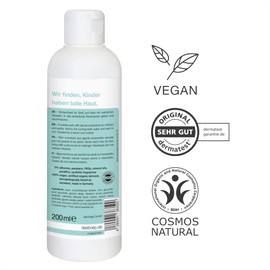 boep Foam Bath for Babies and Children, Mild Bath Foam with Organic Marigold, Vegan Natural Cosmetics, Developed by a Doctor and Mum (200 ml)