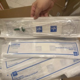Medline D407 Sleeved Suction Catheter Kit With Whistle Tip 14 FR.
