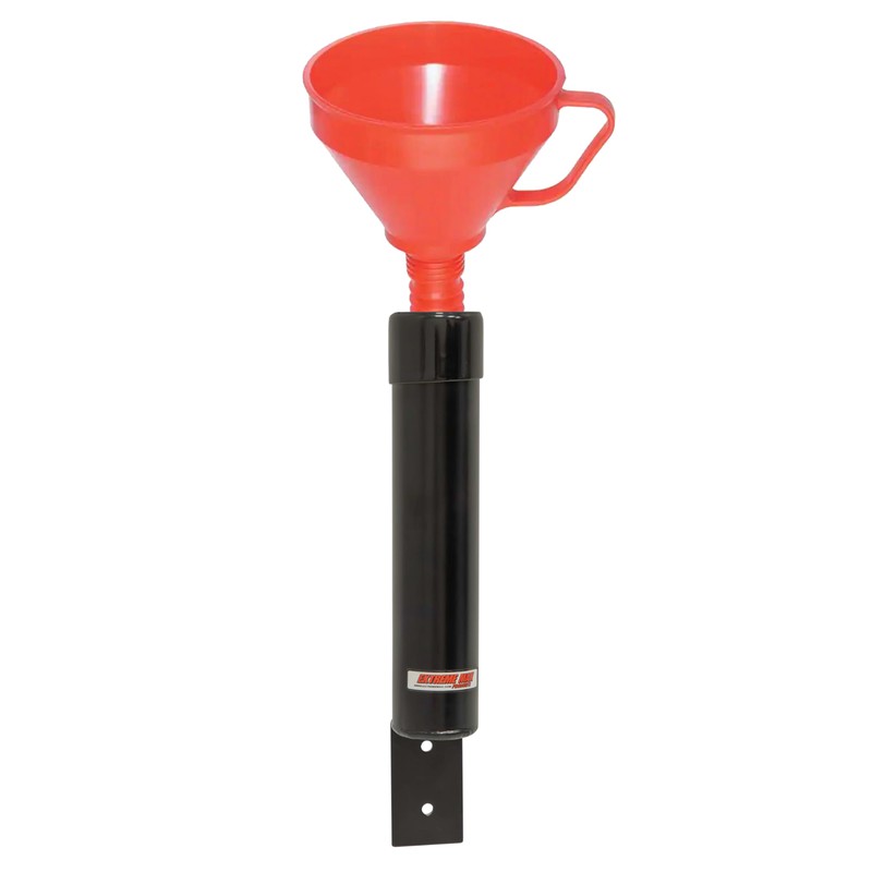 Extreme Max 5001.6704 Wall-Mount Aluminum Funnel Holder for Enclosed Race