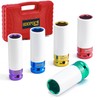1/2" Drive 5pc Impact Lug Nut Socket Set, Metric 15-17-19-21-22