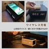 WOOD SHOW Bluetooth 5.0 Speaker Clock, Stylish, Wireless Speaker, Multi-functional