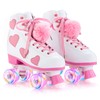 Ruthfot Women's and Girl's Classic Roller Skates with Light up