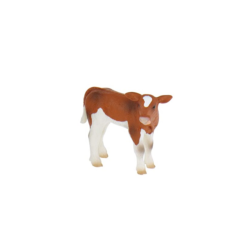 Bullyland Mona Calf Figurine - Brown/White