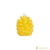 Candlestock Handmade Natural Beeswax Pinecone Candle - Slender - Chocolate