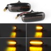 2 Pcs Dynamic Amber LED Side Marker Indicator Light for