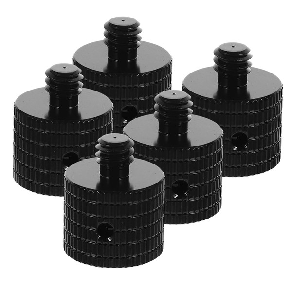 KICHOUSE 1/4 to 3/8 Camera Screw Adapter Kit Aluminum Alloy