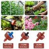 60Pcs 2 GPH Pressure Compensating Irrigation Spot Drippers,Constant Flow Barb