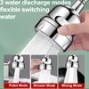 Faucet Sprayer Attachment，Kitchen Faucet Head Replacement 360° Rotatable 3-Speed Faucet