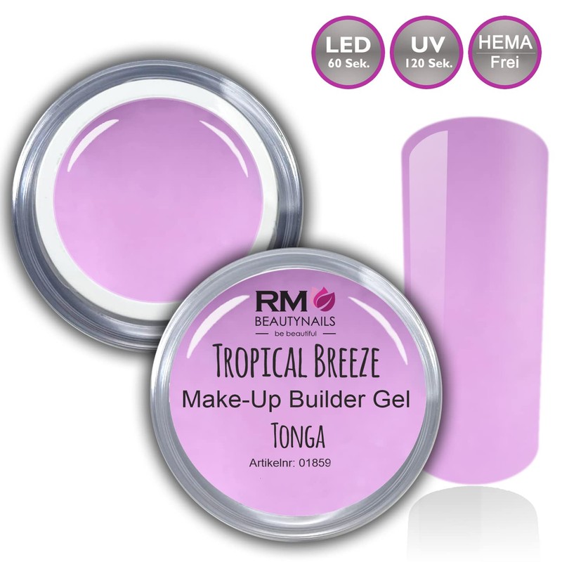 UV Gel Make-Up Builder LED Gel Neon Purple Hema Free