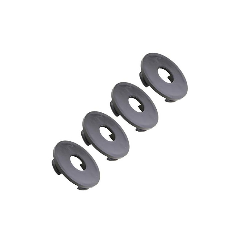 LST 4 x Wheel Centre Caps Hub Covers Black Diameter