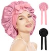 QYIKLPY Gorro De Satín Para Cabello Rizado, Gorro De Seda