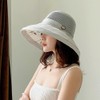 Women's Mesh Sun Hats Summer UV Protection Wide Brim Beach
