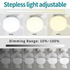 Socket Fan Light with Remote, Dimmable LED Ceiling Fans with