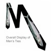 Yakuna Fish Men's Tie Mackerel Salmon Sea Artistic Features Men's