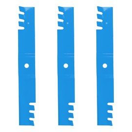 ILONPA 60 inch Hi-Lift Blades for Cub Cadet Z-Force L60 LE60 LX60 LZ60 SX60 SZ60 PRO Z 100 160-L 02005019-X 02005019 742-04415 742-04415-X 942-04415 942-04415-X 60" Deck Lawn Mower (Toothed), Blue