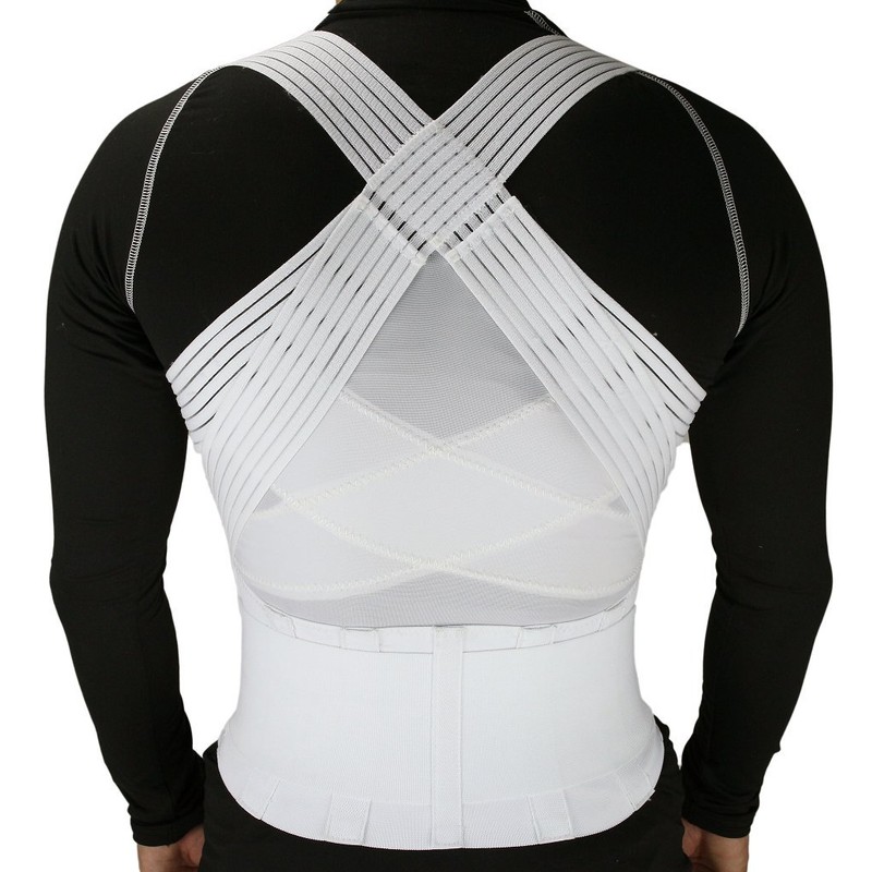 ObboMed MB-3400S Chest Shoulder Posture Corrector, Lower Back Support, Wrap