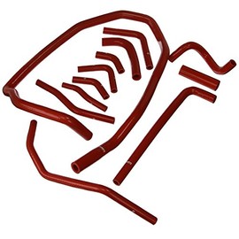 Mishimoto MMHOSE-WRX-15ANCRD Ancillary Hose Kit Compatible With Subaru WRX 2015+ Red