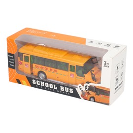 School Bus Model Yellow Die Casting Alloy Openable Door Realistic 1:32 Toy Vehicle with Lights Sounds