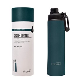 Fressko Insulated Stainless Bottle MOVE 660ml Sip Lid, Emerald