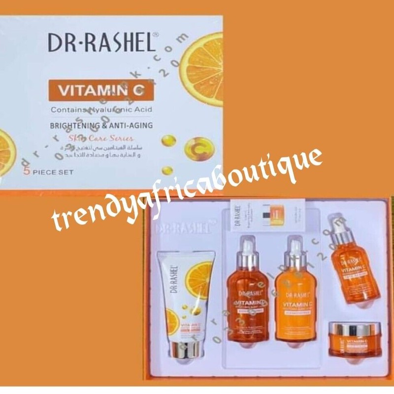 Dr. Rashel vitamin C Brightening 5pcs Set In A Case.