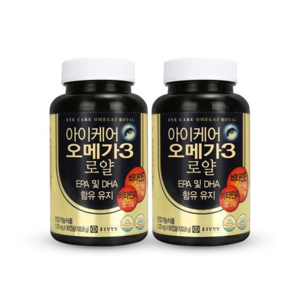 Home shopping genuine product/Chong Kun Dang Eye Care Omega 3 Royal 6 months supply / 홈쇼핑정품/종근당 아이케어 오메가3로얄 6개월분