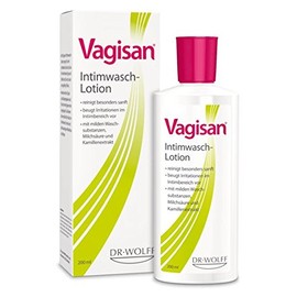 Vagisan Intimate Wash Lotion Economy Set 2 x 100 ml Especially Gentle Wash Lotion for Cleaning the External Intimate Area.