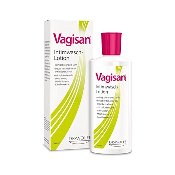 Vagisan Intimate Wash Lotion Economy Set 2 x 100 ml Especially Gentle Wash Lotion for Cleaning the External Intimate Area.