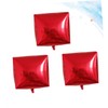 Gadpiparty 6pcs Square Aluminum Foil Cube Balloons for Birthday and