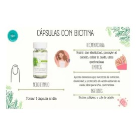 Biotina Cola Caballo Colágeno Piel Cabello Uñas 60 Cap Blen                                                                                           