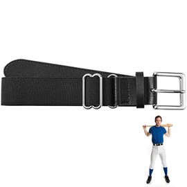 HUSHUI Baseball belt, men's baseball belt, softball belt, adjustable waist belt for teenagers and adults