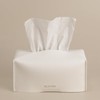OLETHA Aesthetic Rectangle Tissue Box Cover, High Flat Box Tissues