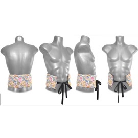 Cherry Stone Cushion 7 Chamber with Ribbon, 65 x 15 cm Organic Fabric "Flower-Power" - Heat Cushion Back, Grain Cushion
