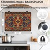 Stove Top Covers for Electric Stove, Boho Non-Slip Rubber Stove