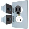 (3 Pack) 3-Prong to 2-Prong Adapter Polarized Grounding Converter 3
