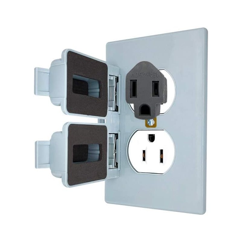 (3 Pack) 3-Prong to 2-Prong Adapter Polarized Grounding Converter 3