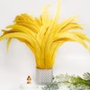 THARAHT 50PCS Rooster Coque Tail Feathers Bulk Natural 12-14Inch 30-35cm