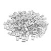 uxcell 200Pcs Aluminum Crimping Loop Sleeve for 3/32" Diameter Wire