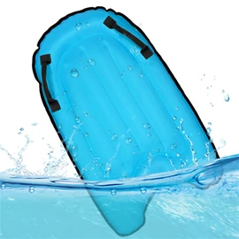 Inflatable Surfing Board with Handles Surfing Body Board Folding Beach Surfboard Lightweight Swimming Floating Mat Devices Kids Adults Surfboard Safety Beach Pool Toy