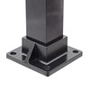 Floor Flange for 2" Square x 2" Square Aluminum Fence