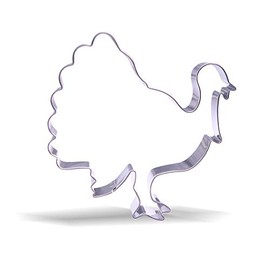 11.4 cm Turkey Cookie Cutter - Stainless Steel