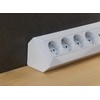 ChiliTec Steckdosenblock Ecksteckdose 4-Fach Mehrfachsteckdose mit USB-A USB-C PD für