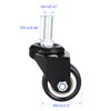 YOKIVE Threaded Stem Caster, Polyurethane Swivel Wheel Threaded Stem Casters,
