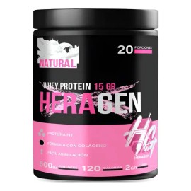 Suplemento En Polvo Heragen Whey Protein Sabor Natural X 500g                                                                                         